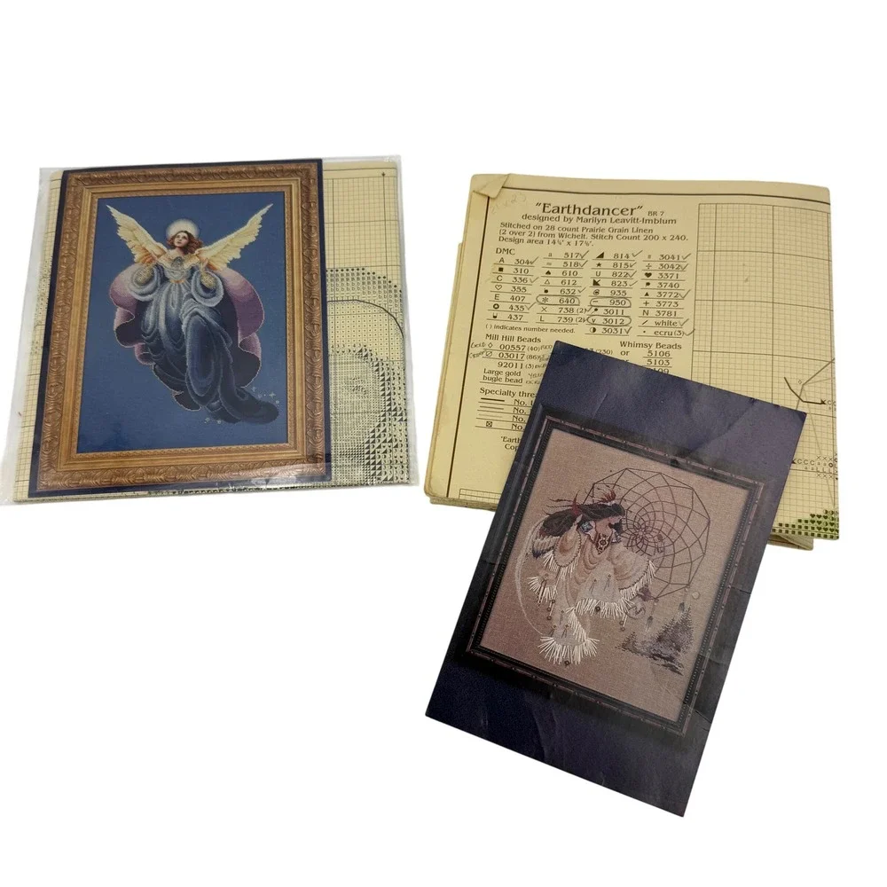 Lavender & Lace Angel of the Morning & Butternut Road Earthdancer Stitch Charts